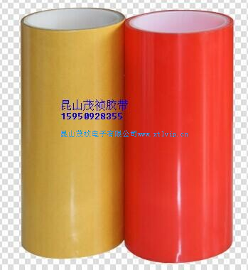 透明无痕双面胶带 红膜PET双面胶带